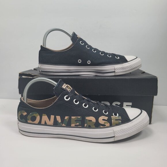 Converse Chuck Taylor All Star Ox Unisex Camo Print Sneakers US Men's 8 Wo's 10 - Picture 1 of 10
